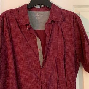 London fog casual button down